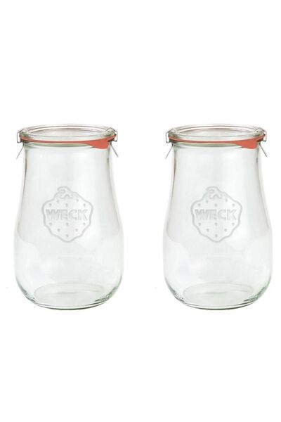 Weck 1750 Ml Cam Kavanoz Lale Serisi (2 Adet)