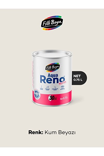 Filli Boya Filli Aqua Reno Mutfak Kum Beyazı (0,75L - 2,5L) Kum Beyazı