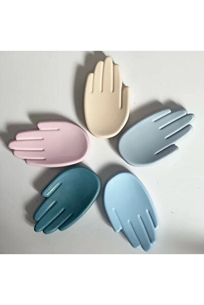 ÇAĞATÖLYE El Şeklinde Takılık, Mumluk Sabunluk Silikon Kalıbı