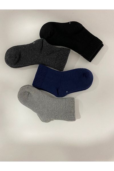 Yade Детски зимни безшевни чорапи Yaade Towel, 8 чифта