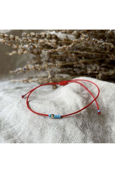 Black Beads Accessory Steel Dorical Rope Bracelet
