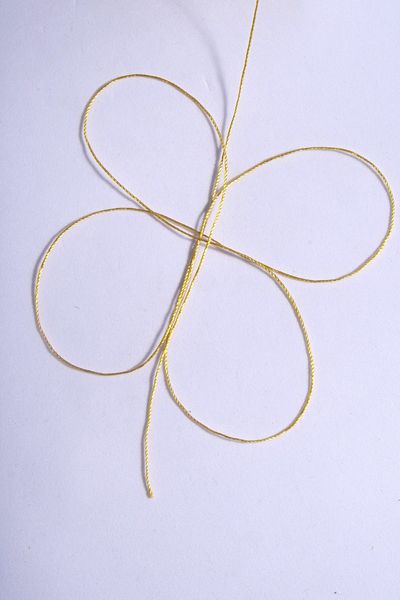 Eskişehir hobi sanat 100 Meters 0.5 Mm Rosary - Dark Gold Yellow String
