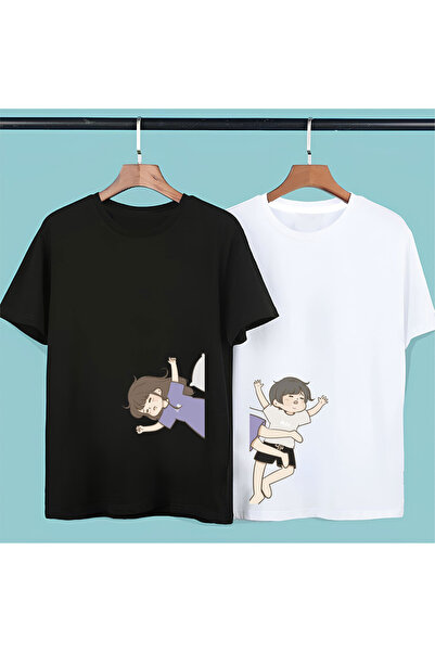 donamod Cadou de Ziua Îndrăgostiților pentru cuplu prieteni - Tricou personal...