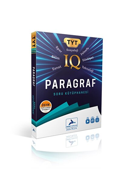 paraf yayınları PARAF TYT IQ PARAGRAF SORU KÜTÜPHANESİ - KARTON KAPAK