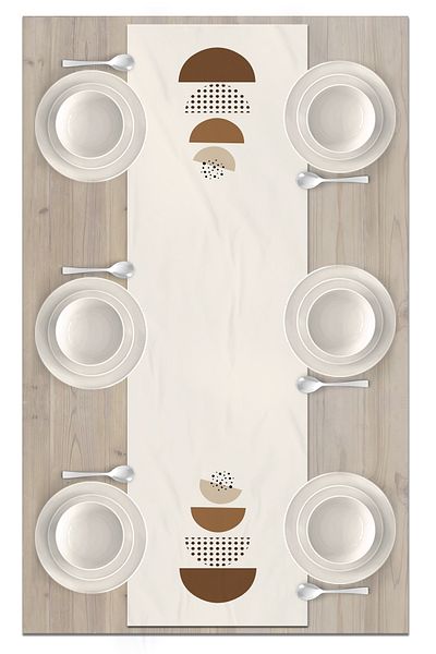 Bertille Home Σειρά 140x40 cm Ψηφιακή τυπωμένη μινιμαλιστική δρομέας