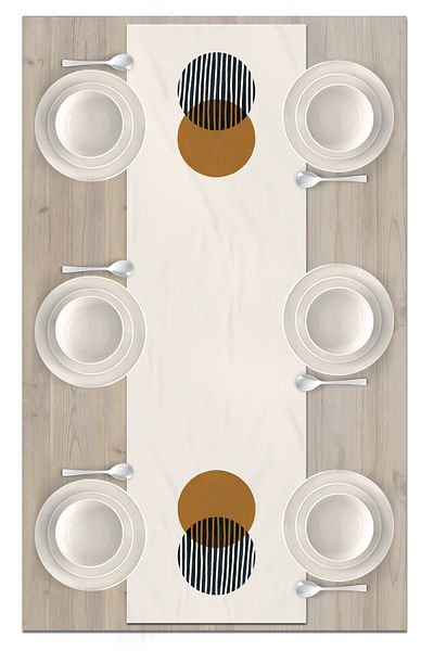 Bertille Home Σειρά 140x40 cm Ψηφιακή τυπωμένη μινιμαλιστική δρομέας