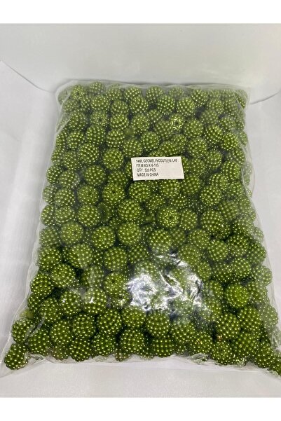 312 KONSEPT 14 ml Geçmeli ithal Böğürtlen Boncuk  500 Gram Bir Paket