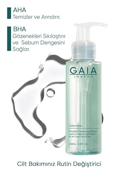 Gaia London Gözenek Sıkılaştırıcı Ve Arındırıcı Tonik 250ml Yağlı/akneye Eğilim Gösteren Ciltler (COLOR CLEAN)