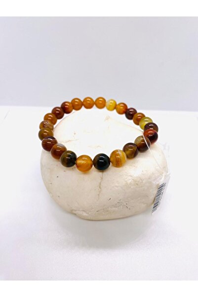 312 KONSEPT سلسلة أحجار الشفاء العقيق للجنسين سوار الشفاء الطبيعي