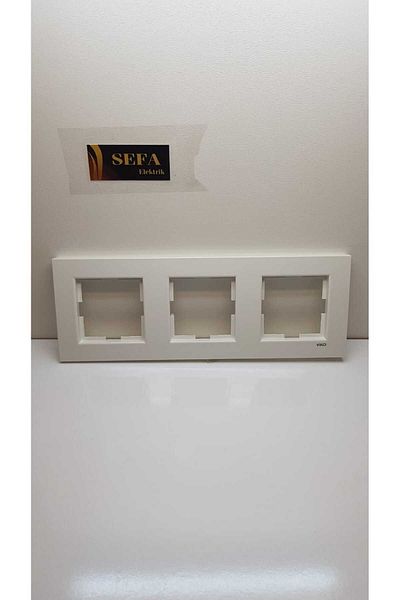 VİKO TRIPLE FRAME WHITE VIKO KARRE SERIES