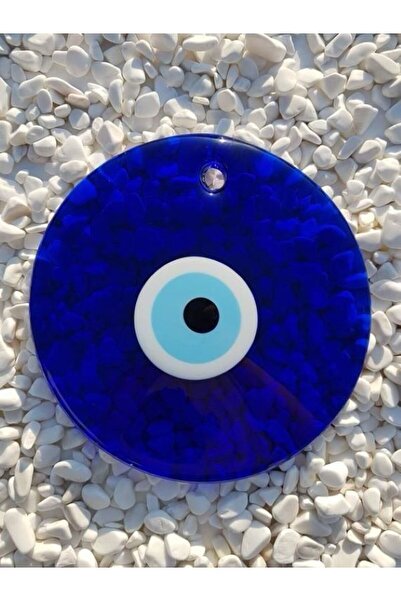 312 KONSEPT قطعة واحدة من حبة العين الشريرة الزجاجية بطول 11 سم وحبل تعليق من...