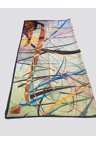 kızca Polyester Twil Scarf - Ribbon