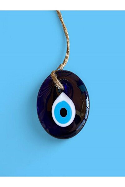 312 KONSEPT 5 قطع 4 سم ثقوب زجاج عين الشر خرزة زخرفة شجرة ديكور حلقة مفاتيح ه...