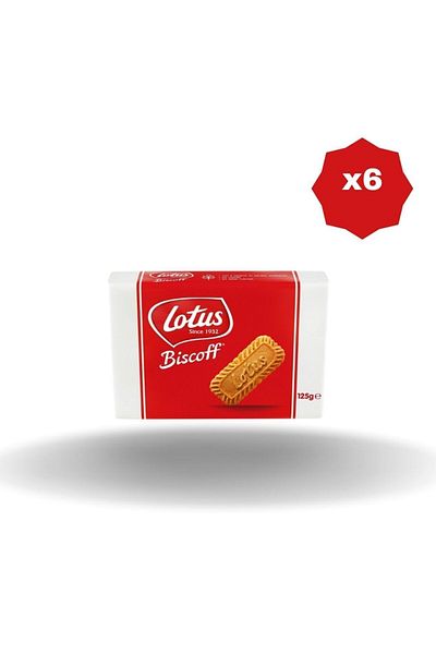 Lotus Biskoff Biscuit 125 Gr X 6 Pieces