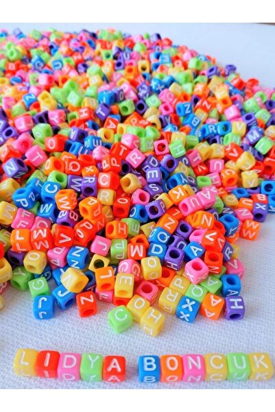 312 KONSEPT خرز مكعب بأحرف ملونة 250 قطعة
