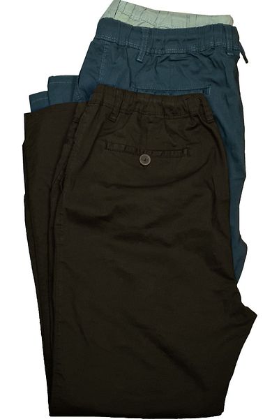 Surco Large Size Lycra Trousers with Elastic Waist