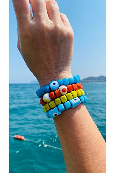 elamindunyasi طقم أساور بودروم مطرز 4 قطع