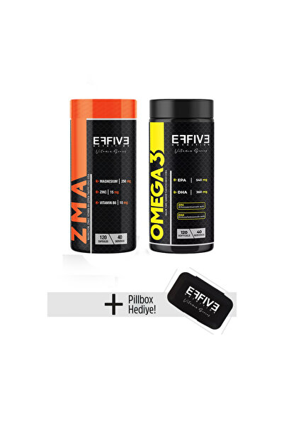 Effive Nutrition Zma 120 Kapsül + Omega-3 120 Softgel