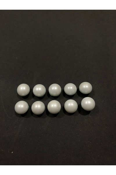 aensia Half Pearl Button Plastic Button 18 Size Buttons - Pack of 10 Buttons