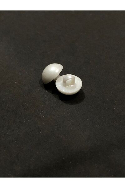 aensia Buton jumătate de perle Buton din plastic Buton de 18 dimensiuni - Pachet de 10 butoane