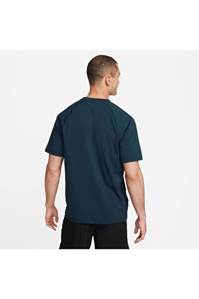 Nike Lacivert Dri-Fit ADV A.P.S. Чоловіча футболка для бігу - з коротким рукавом для фітнес-тренувань