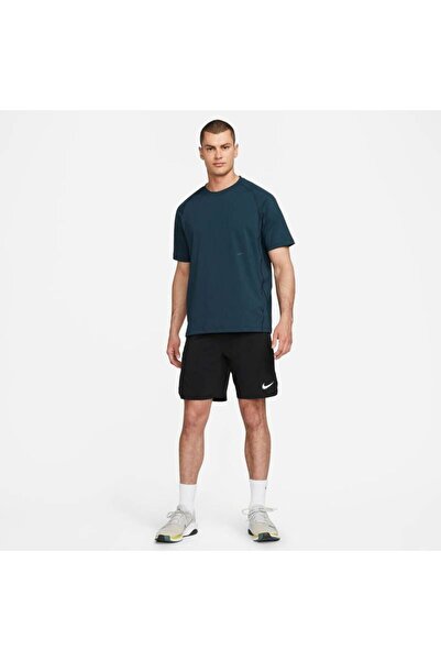 Nike Lacivert Dri-Fit ADV A.P.S. Чоловіча футболка для бігу - з коротким рукавом для фітнес-тренувань