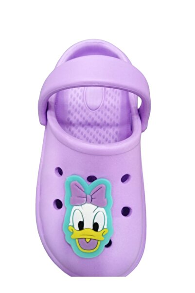 casso Daffy Duck Patterned - Girl's Daily Soft Sandals Slippers, Non-Slip Sole Home Kindergarten