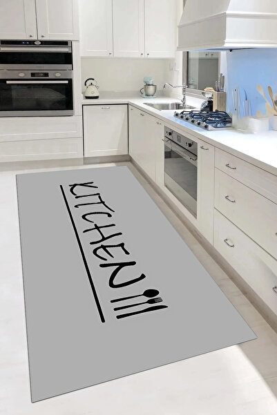 RUGRUMBA Makinede Yıkanabilir Kaymaz Taban Leke Tutmaz Salon Halısı Mutfak Ha...