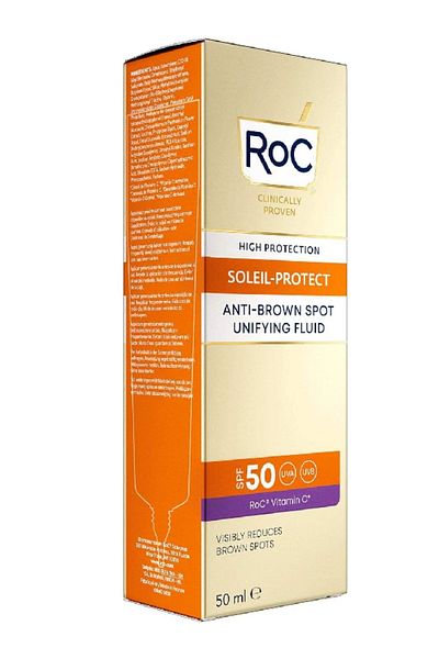 Roc كريم العناية بالشمس سولاي بروتيكت المضاد للبقع البنية بمعامل حماية 50 50 مل