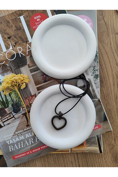 Minima Art Studio Decorative Jewelry Organizer - Product Shooting and Presentation Plate Set