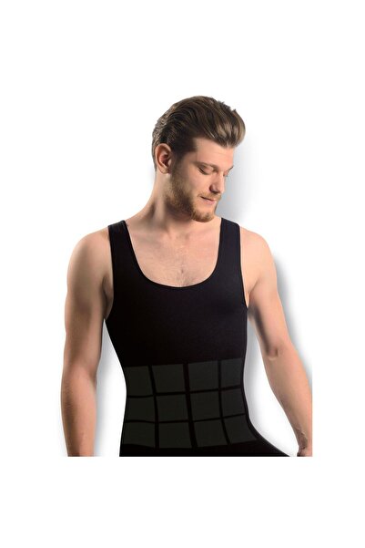 FİT1BEDEN Men's Sports Slim Athlete Type Recovery Belly Slimming Corset Sports Athlete
