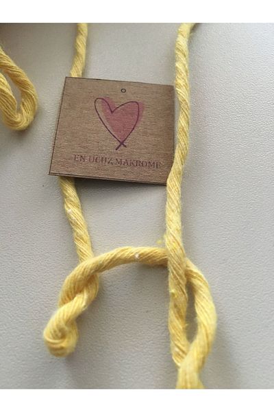 EN UCUZ MAKROME Macrame Rope (10 METERS) Single Twist Scan Hobby Mesh Bag Multipurpose Hobby Packaging Material