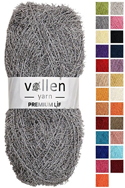 vollen yarn Σχοινί πλυντηρίου ρούχων Premium, σχοινί με κρόσσια, σχοινί πλεκτό στο χέρι, σχοινί πλυντηρίου ρούχων, γκρι