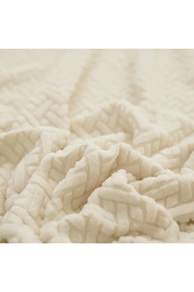 ÖZMAKAN Yüksek Kaliteli Sandalye Kılıfı ,lıkralı ,yıkanabılır 1 Adet Krem Renk