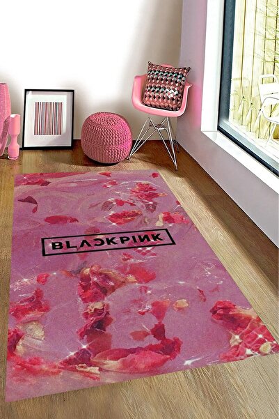 Genel Markalar Kaymaz Taban Makinede Yıkanabilir BlackPink Army Kpop Desenli ...