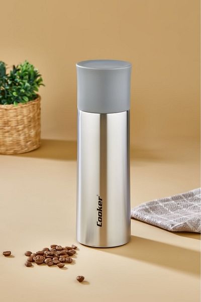 Cooker -CKR-2056-0.40 LT STAINLESS STEEL THERMOS-GRAY