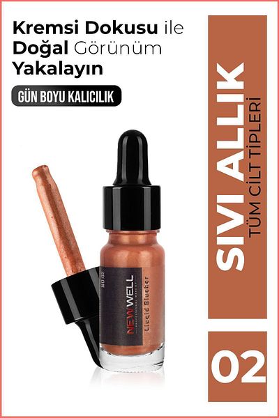 New Well Liquid Blush (pearlescent) No02