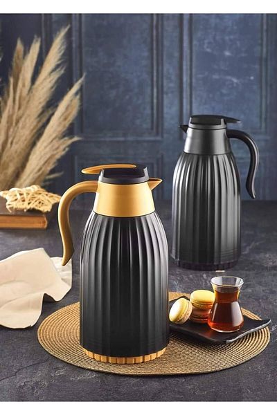 AHİR TİCARET Penguenn Glass Inside New Generation Png-7005 Thermos Set of 2