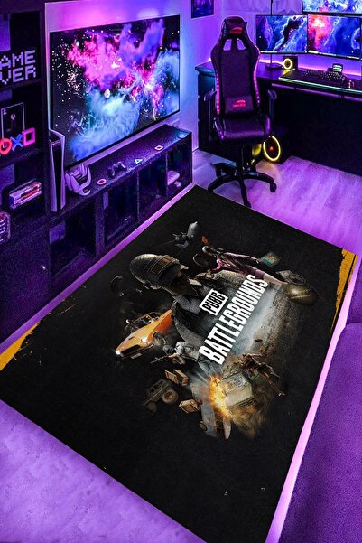 Genel Markalar Kaymaz Taban Makinede Yıkanabilir PUBG Bilgisayar Oyunu Gamer ...