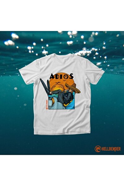 Double Tank Adios Dalış Temalı T-Shirt