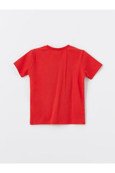 LC Waikiki LCW Baby Boy T-Shirt - Crew Neck, Short Sleeve, Printed
