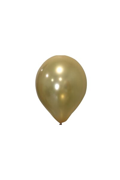 Mini Parti 10 بالونات ذهبية معدنية