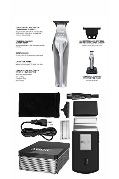 Wahl Professional Hi-Viz Trimmer, Profesyonel Sakal Kesme Makinesi