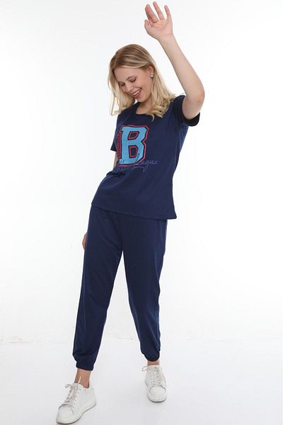 FAMES PİJAMA Women's Two Thread Sports Set