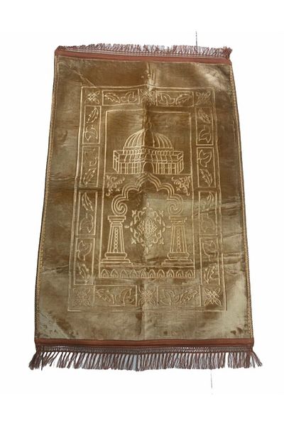 İnanteks Luxury Thick Soft Plush Prayer Rug with Anti-Slip Base and Bag