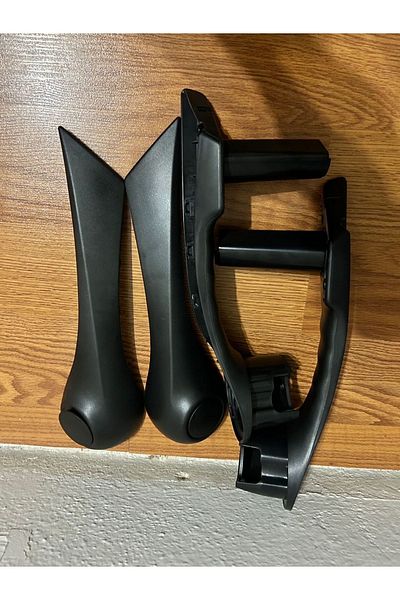 PLEKSAN Megane 2 armrest set black