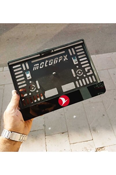 3ALAZERPLEKSİ MOTORSİKLET PLAKALIK TURKISH AIRLINES LOGOLU LAZER KESİM PLEKSİ