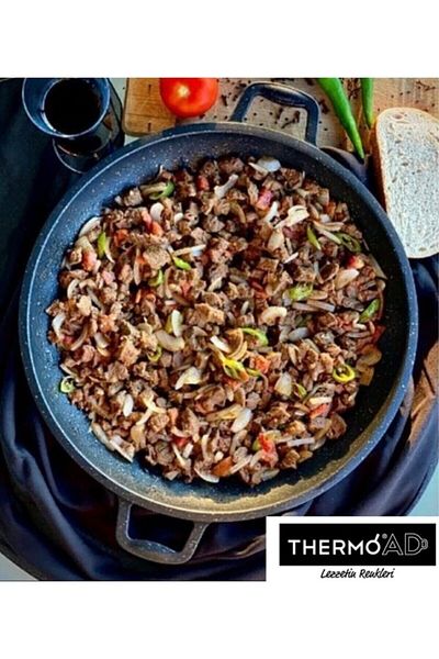 ThermoAD Granite Casting 36 Cm Pancake (BAZLAMA) Pan Gray