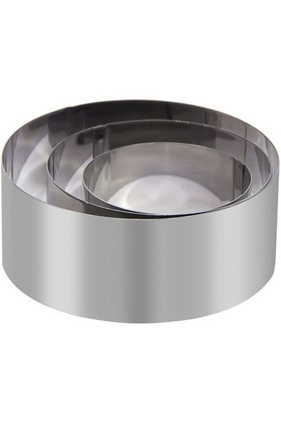 Nar kalıp Narkalıp Round Cake Mold 3 Pieces Coolness 10cm
