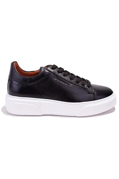 Hammer Jack Matrix Black White - Pantofi casual din piele pentru bărbați